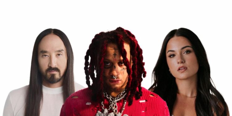 Steve Aoki, Trippie Redd, Jessica Baio